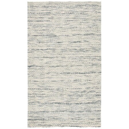 Safavieh 4 x 6 ft. Marbella Rectangle Hand Woven Area Rug Dark Grey & Beige MRB452F-4